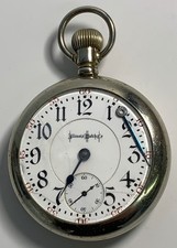 Vintage 1912 Illinois 18s/17j Model 6 Bunn Special  Pocket Watch READ DESC