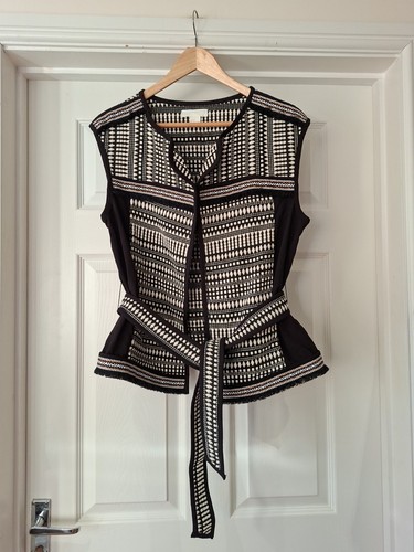 Black white coat - h&m,