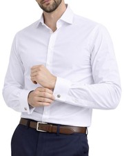 Mens Formal Dress Shirts,WHITE
