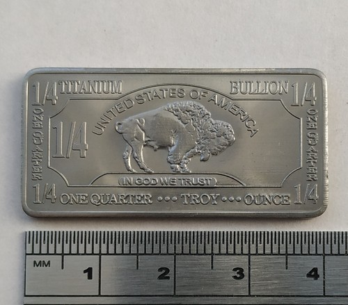 999 fine titanium - .999, buffalo