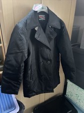 Cobles Pea Coat Black. Unworn With Tags. Size M Approx 40 Chest