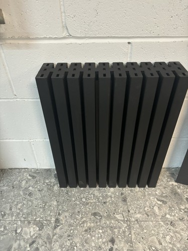 Stylish black matte - matte, radiator