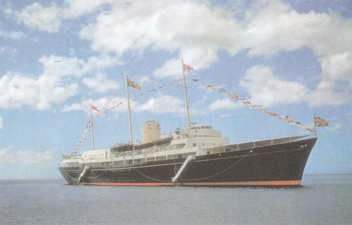 Hmy britannia postcard forces - britannia,