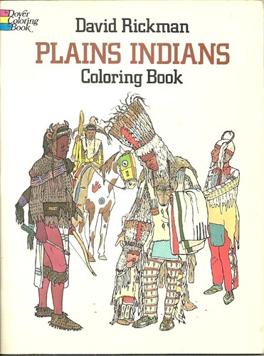 Plains indians coloring book - plains,