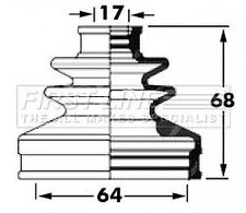 FIRST LINE Rear Outer CV Boot
