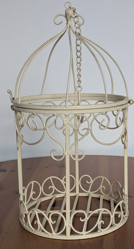 Retro decor metal - decor, cage