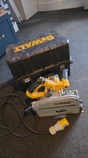 Dewalt DWS520KT 165mm Plunge Saw 1300W 110V with Carry Case - No Guide Rail