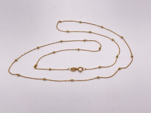 9ct old hallmarked - hallmarked, 20"