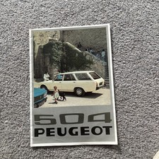 Peugeot 504 Estate Brochure