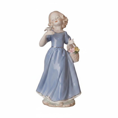 Girl feeding bird gift idea - bird,