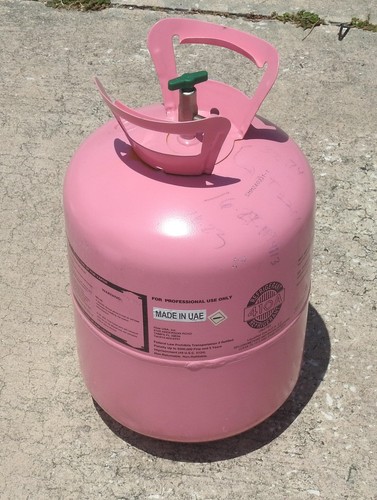 Helium balloon inflating tank - helium,