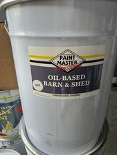 PAINTMASTER INDUSTRIAL OIL BASED BARN AND SHED PAINT 5LT 10LT 20LT MANY COLOURS