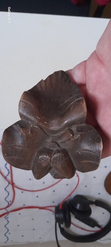 Vintage hand carved oak - vintage, hand-carved