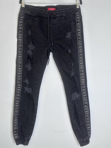 Guess mens distressed jogger - guess,