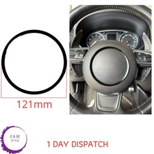 BLACK STEERING WHEEL CENTER