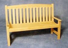 Dolls House Garden Bench