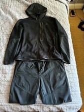 Used Black 3rd Gen Nike Tech Fleece Tracksuit Old Season