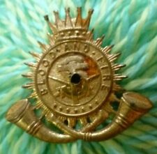 Original Salvation Army Blood And Fire Cap Badge Brass No Lugs Vintage
