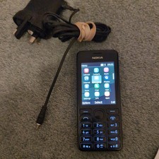 Nokia 206.1 RM-873 Black ( O2 Tesco ) Mobile Phone only