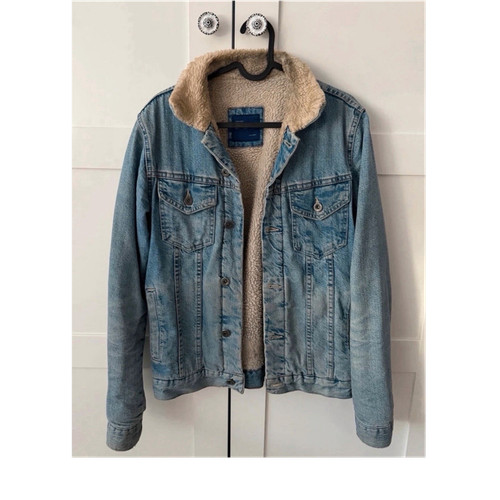 Zara man denim jacket blue - man,