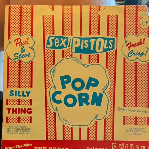 Sex pistols pop corn vinyl - sex, 7"