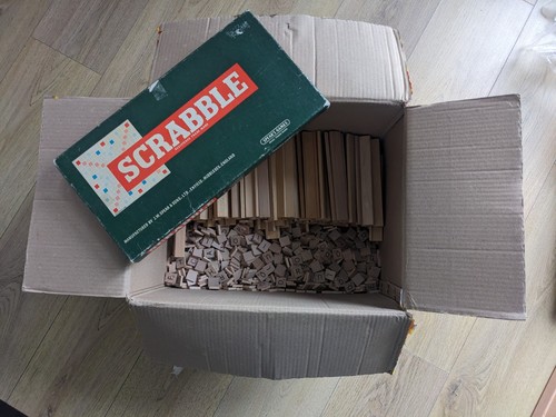 Giant bundle wooden scrabble - bundle,