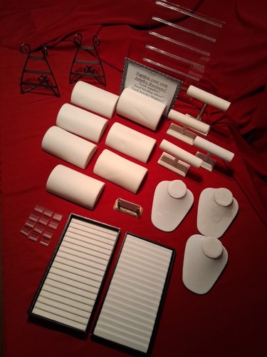 Jewelry display stands lot