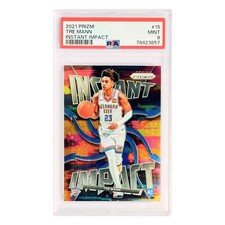 Tre Mann PSA 9 Panini Prizm