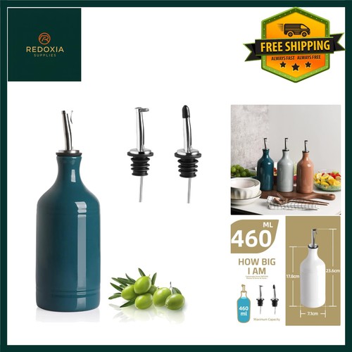 Elegant ceramic olive oil - olive,