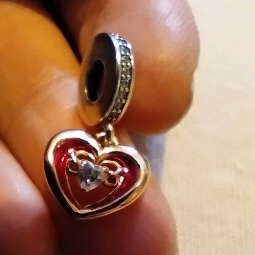 Pandora two tone radiant - two, heart