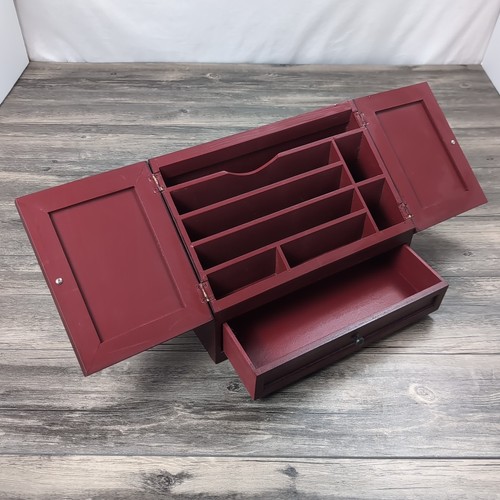 Wooden mail holder - wooden, fold
