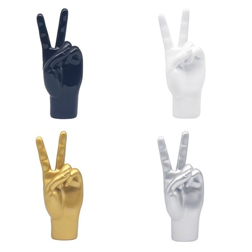 Peace sign hand sculpture - hand,