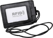 Leather Wallet Work Office ID