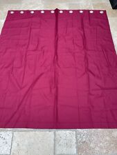 Dunelm long pole hung raspberry/ burgundy curtains, good condition