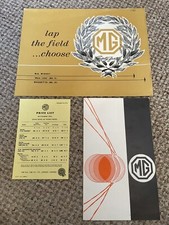MG Range Brochure & Price List