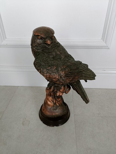 Vintage bronze falcon eagle - vintage,