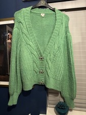 River Island Green Chunky Knit