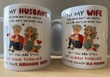 Mr & Mrs Mugs. Husband. Wife