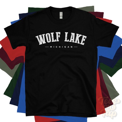 Wolf lake michigan shirt - michigan, t-shirt