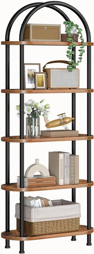 Arched tier bookshelf - 5-tier,