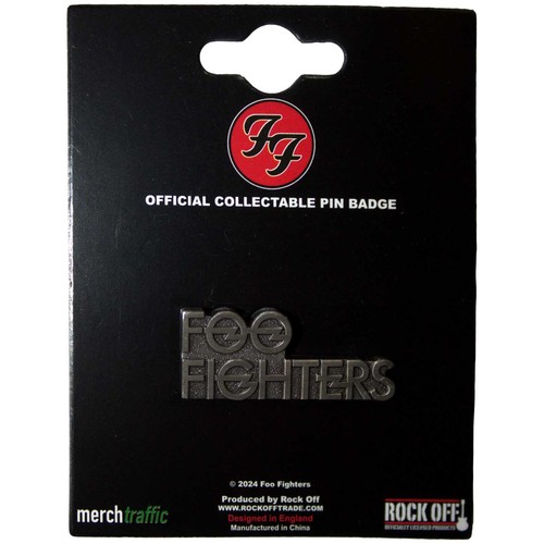 Foo fighters pin badge stacked - badge,