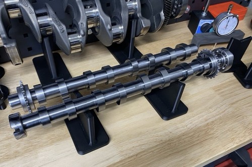 Pair camshaft stands single - camshaft,