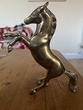 Brass Rearing Horse .