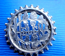 Victorian Silver Name Brooch