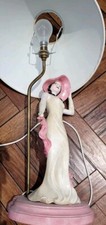 Ceramic Lady Sculpture Lamp
