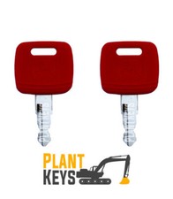 2PCS Ignition Keys for John Deere Tractor 110TLB 4210 RE71557 RE43492 RE183935