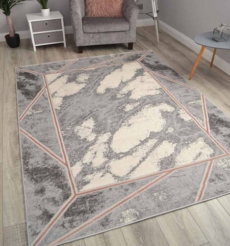 Grey marble rugs living room - rugs,