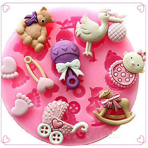 Baby shower silicone icing - ,
