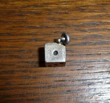 A Dice Silver Charm, Mid 20th Century