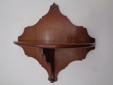 Antique Mahogany Shelf / Sconce
